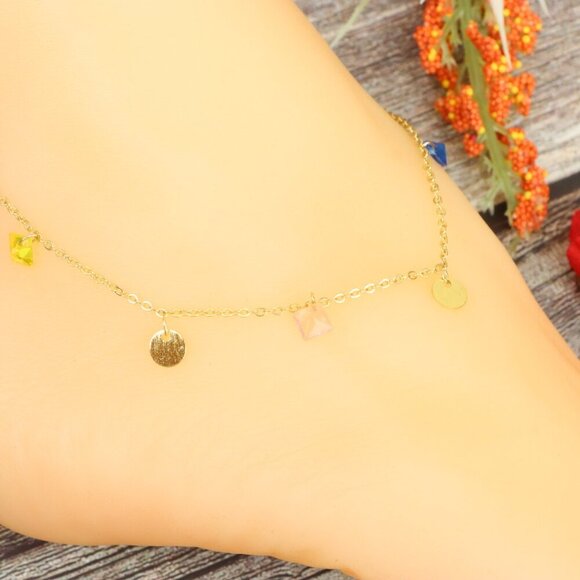 "Elegant Handmade Anklet – Delicate Jewelry for Women, MAR092135 - Picture 4 of 10